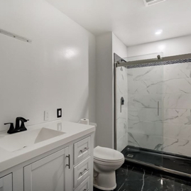 Master bathroom after