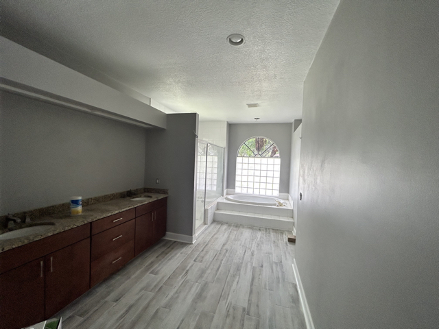 Bathroom After Flooring and Paint 