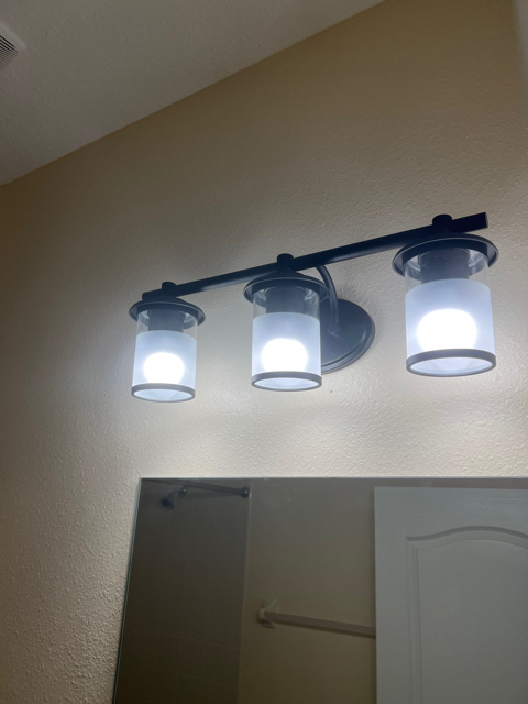 Bathroom Vanity Light Install 