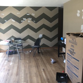 Living room before