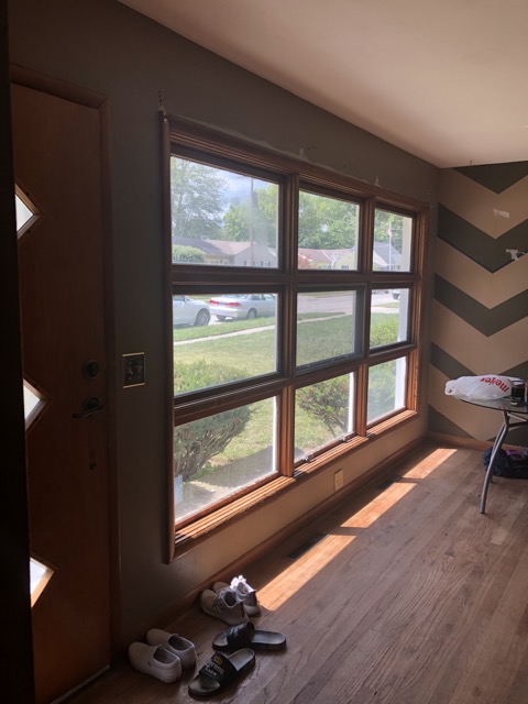 Bay Window Before Paint