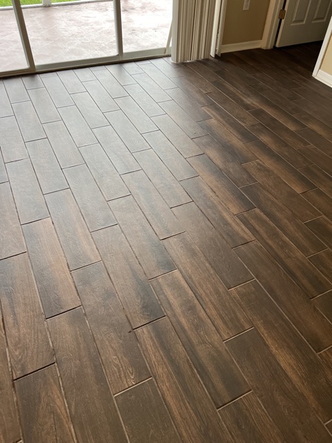 Living Room Tile Re-Grout
