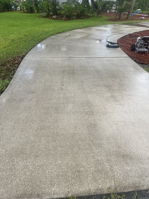 Pressure Washing After