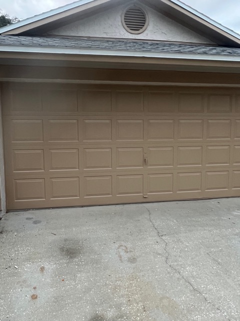 Garage Door After Re-Paint
