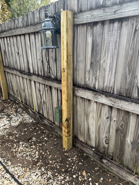 Fence Post After