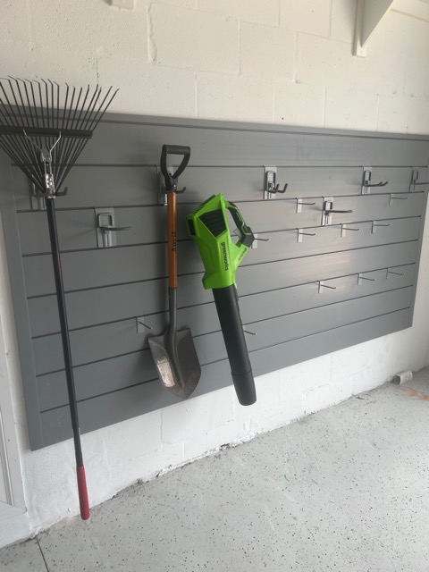 Garage Slatwall Install